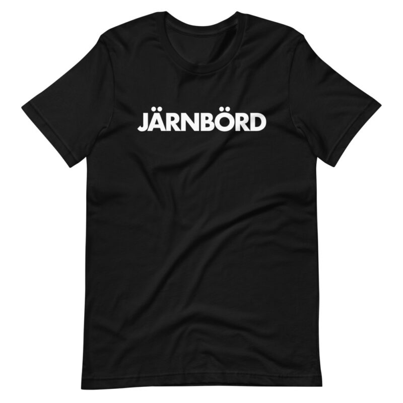 Järnbörd - Tshirt BLACK (Logo Short Sleeve Unisex)