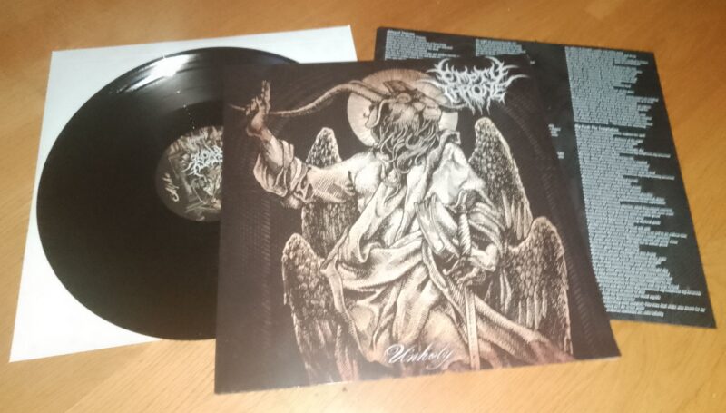 Empty Throne - "Unholy" Bundle (LP, CD, patch, sticker ) - Image 3