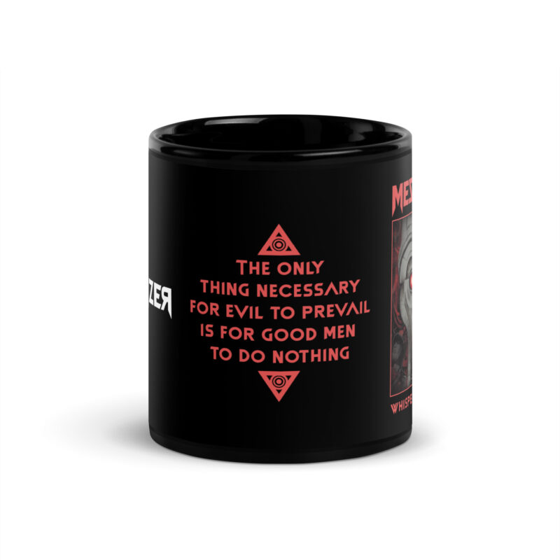 Mezmerizer - Glossy mug (Album + quote + logo-symbol) - Image 3