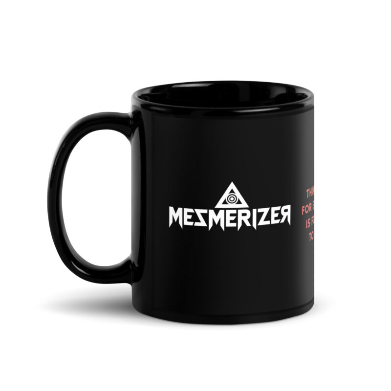 Mezmerizer - Glossy mug (Album + quote + logo-symbol) - Image 2