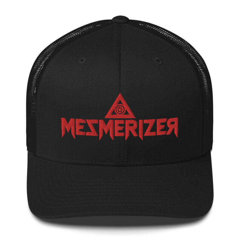 Mezmerizer - Trucker cap (Red logo-symbol front)