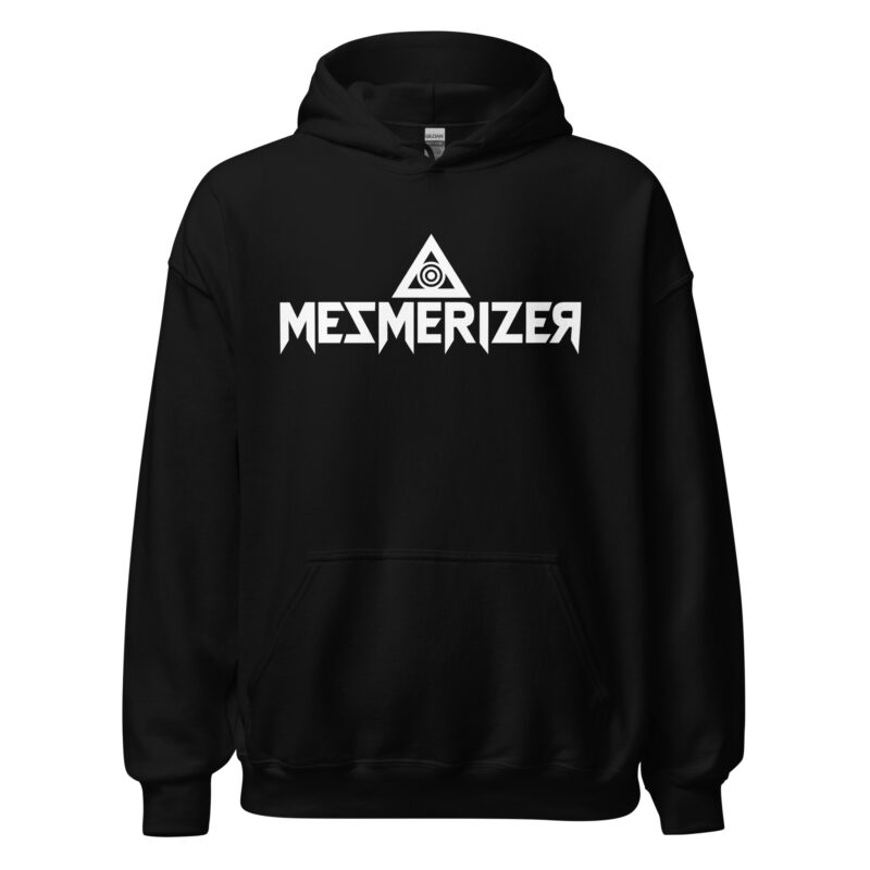 Mezmerizer - Hoodie (Unisex, logo-symbol front + album back, DTG print)