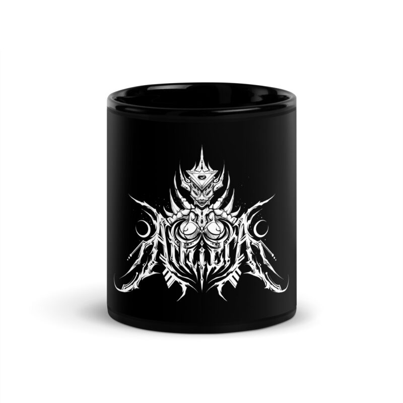 Afflicta - Glossy mug (Black) - Image 3
