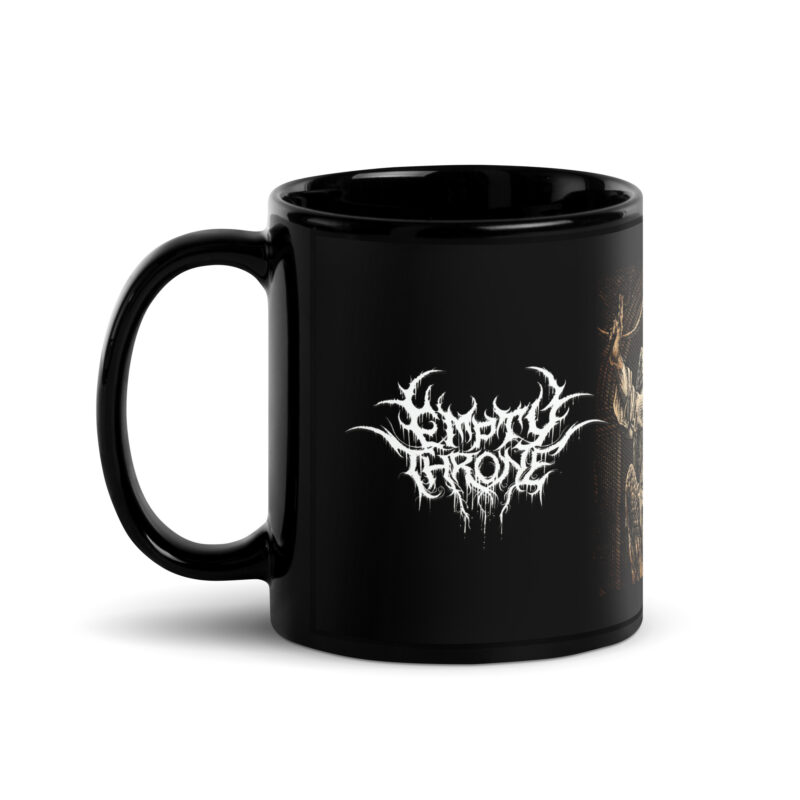 Empty Throne - Glossy mug (Logo + album + title) - Image 2