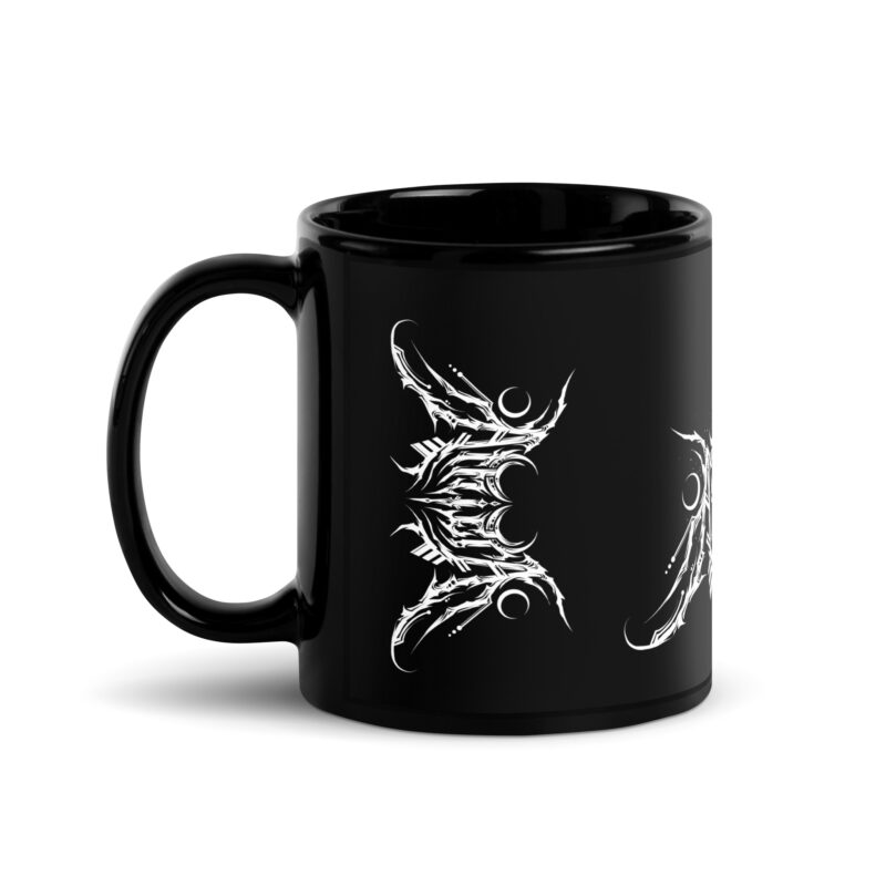Afflicta - Glossy mug (Black) - Image 2