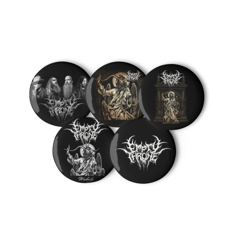 Empty Throne - 5x pins (Set of pin buttons) - Image 2
