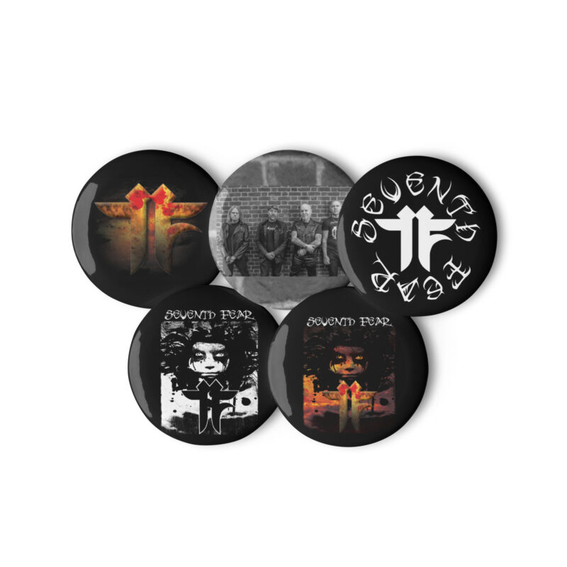 Seventh Fear - Set of pin buttons - Image 2