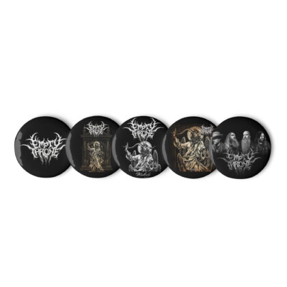 Empty Throne - 5x pins (Set of pin buttons)