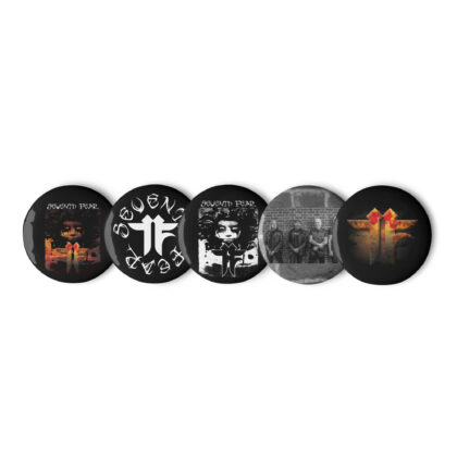 Seventh Fear - Set of pin buttons