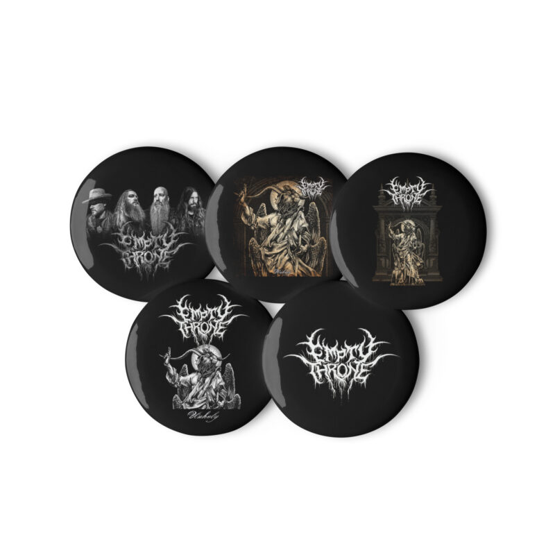 Empty Throne - 5x pins (Set of pin buttons) - Image 4