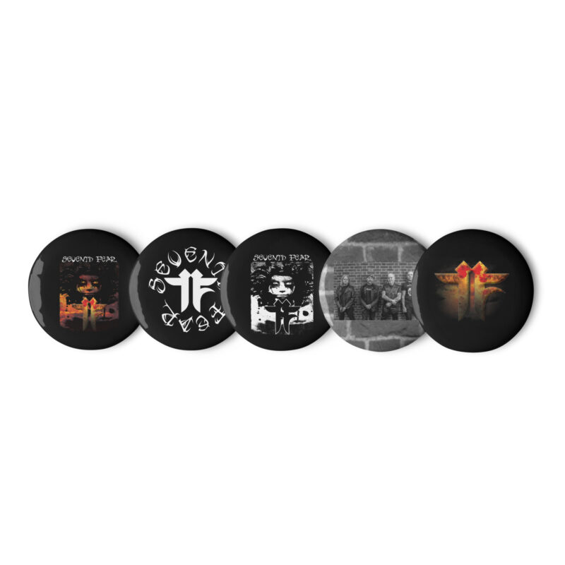 Seventh Fear - Set of pin buttons - Image 3