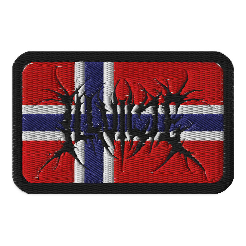 ilvilje-logo+flag-Embroidered patches